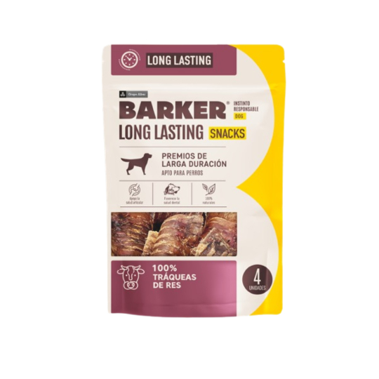 comprar Barker Long Lasting Snack Tranqueas de Res