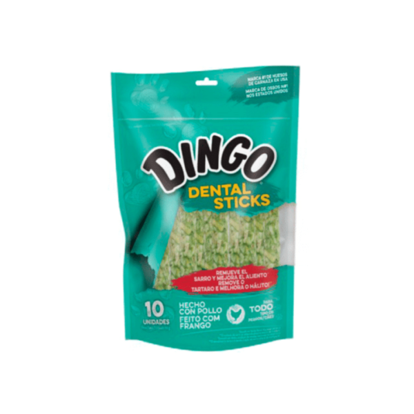 Dingo Dental Stix 10 unidades - Snacks para cuidado dental